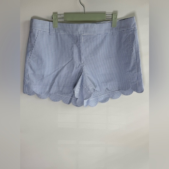 J. Crew buttercup hem seersucker shorts • NWT • women’s size 14 - Picture 1 of 7